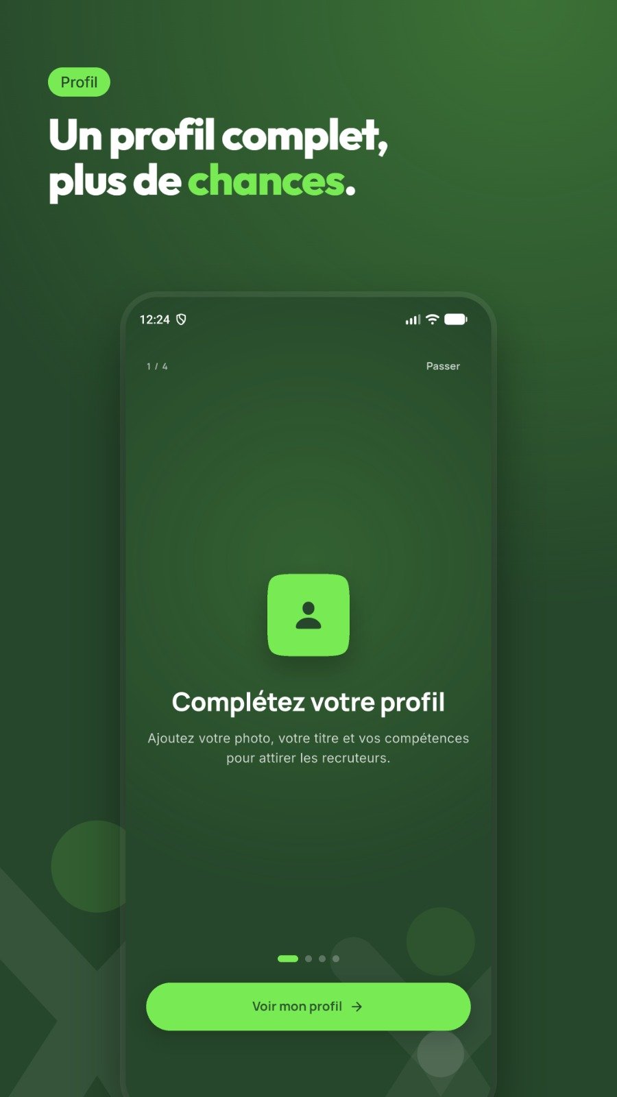 Compléter son profil